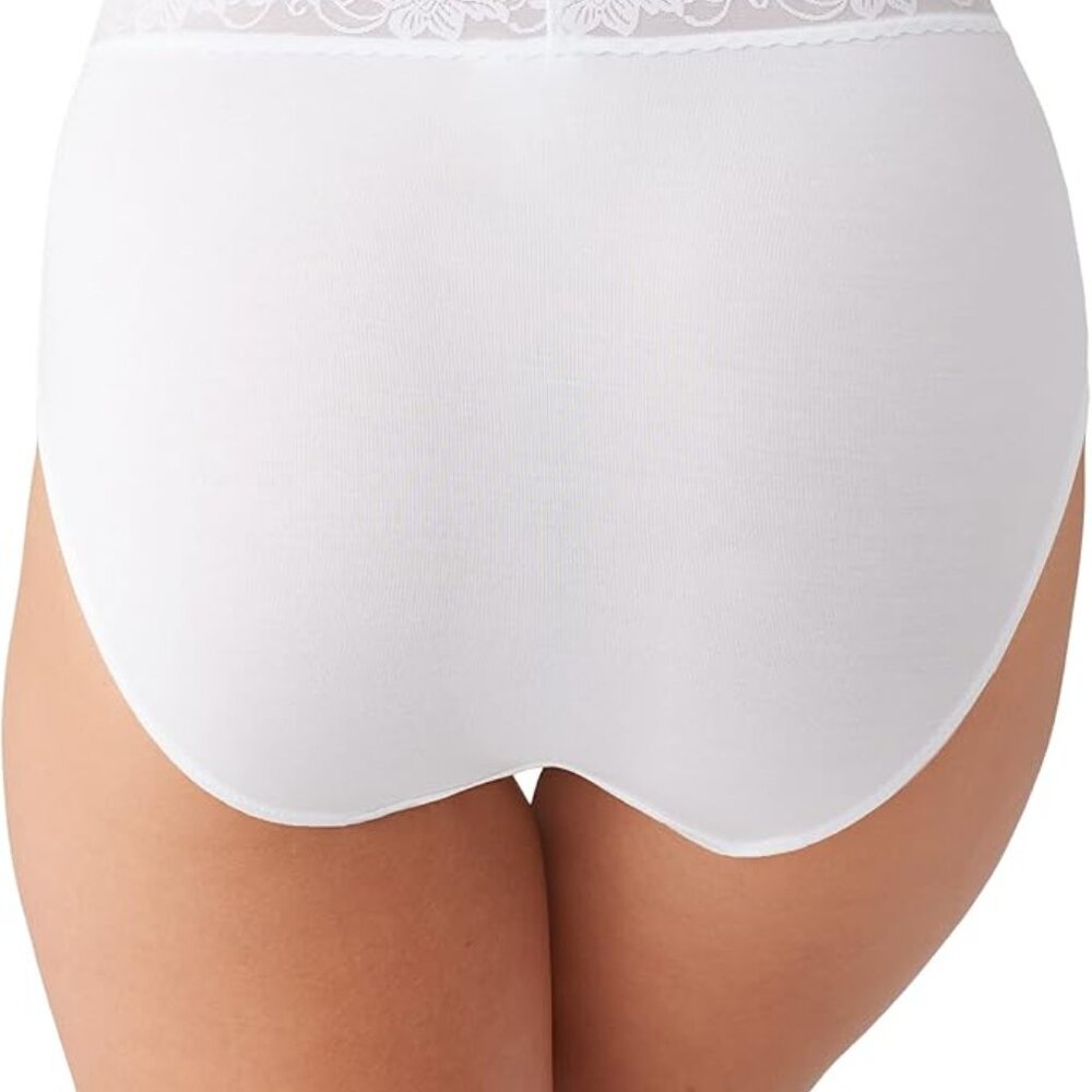 Wacoal Women's Comfort Touch Brief Underwear 875353 - White - Picture 3 of 3